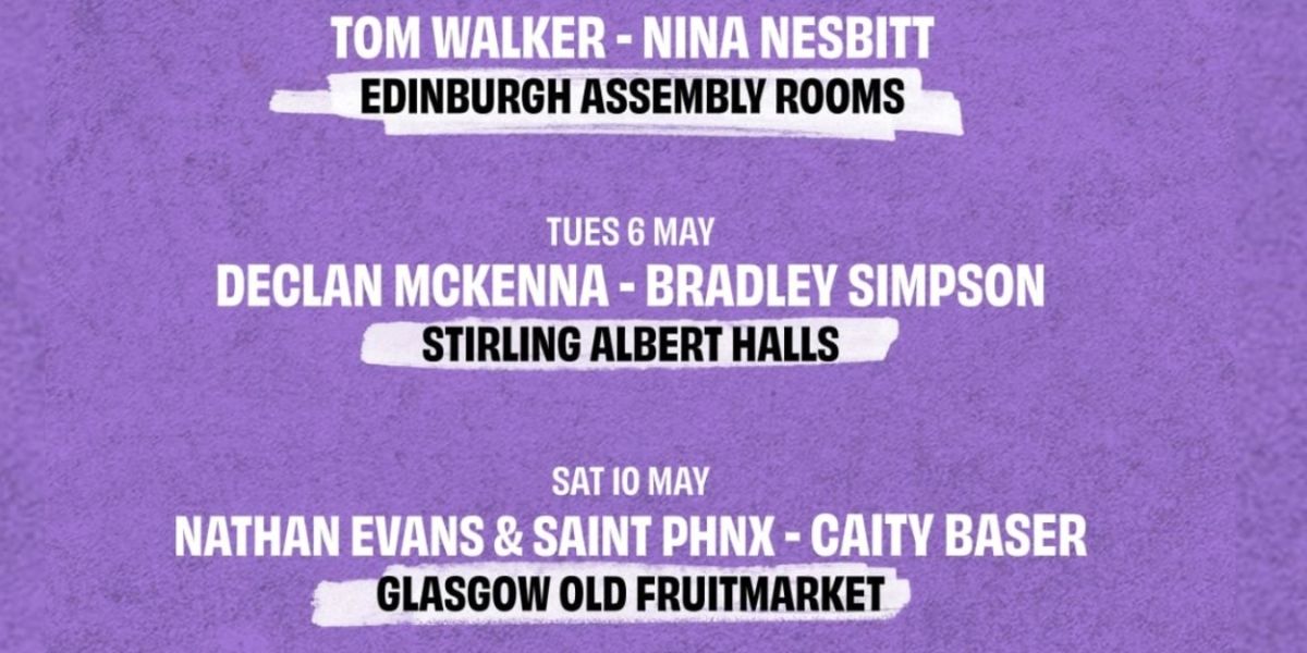 Phone-free gigs in May to raise money for CALM