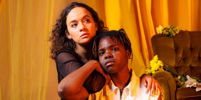 Photo: Francesca Amewudah-Rivers and Nadi Kemp-Sayfi in TENDER at the Bush Theat Photos