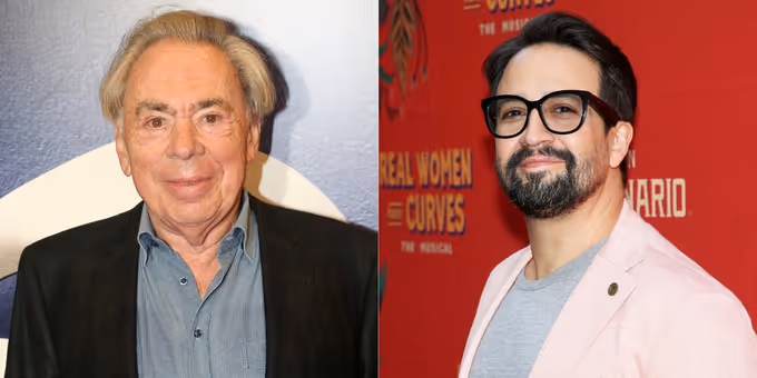 Photo: Lin-Manuel Miranda & Andrew Lloyd Webber Guest Judge at CATS: THE JELLICL Photos