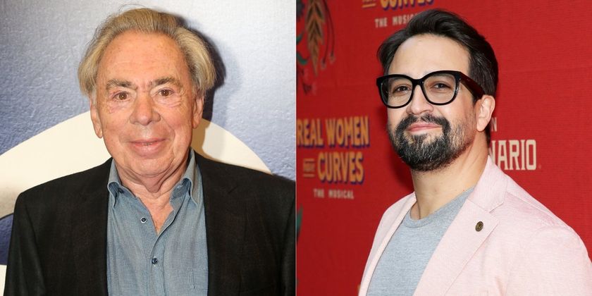 Photo: Lin-Manuel Miranda & Andrew Lloyd Webber Guest Judge at CATS: THE JELLICLE BALL Photo