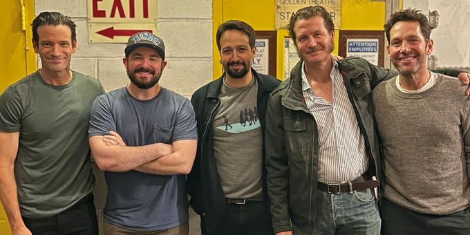 Photo: Paul Rudd & Lin-Manuel Miranda Visit THE SHARK IS BROKEN Photos