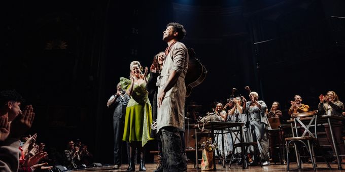 Photo/Video: Jordan Fisher Takes His First Bow in HADESTOWN
