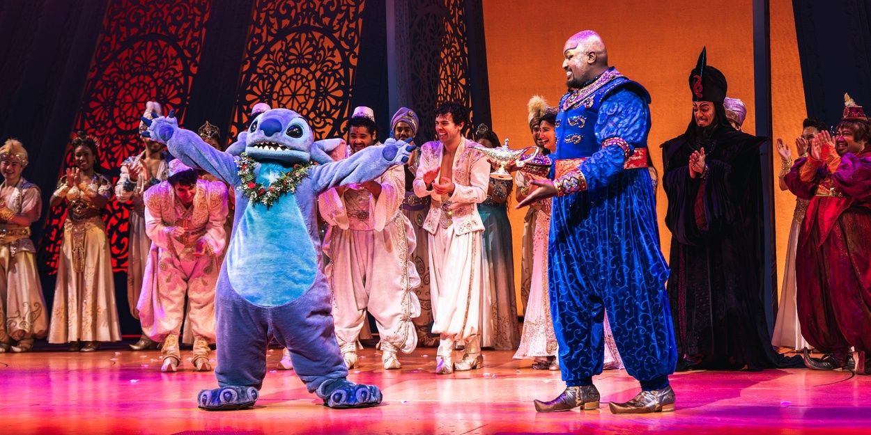 Photo/Video: Stitch Makes Appearance at ALADDIN on Broadway Video