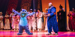 Photo/Video: Stitch Makes Appearance at ALADDIN on Broadway