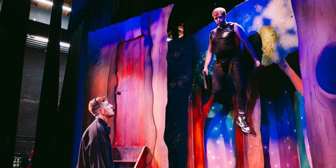 Photos: Inside Flying Rehearsal For PETER PAN GOES WRONG in the West End Photos