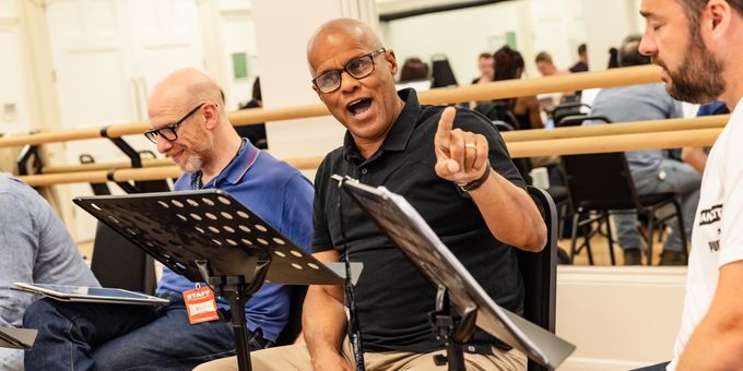 Photos: SOMETHING ROTTEN! IN CONCERT in Rehearsal Photos