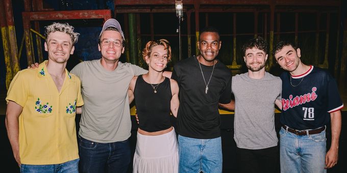 Photos: Daniel Radcliffe and Jonathan Groff Visit ILLINOISE on Broadway Photos