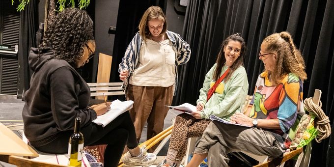 Photos: In Rehearsal for THREE HENS IN A BOAT World Premiere Photos