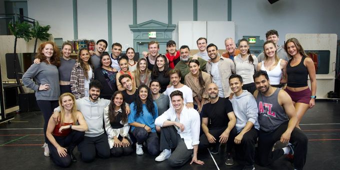 Photos: Shah Rukh Khan Visits COME FALL IN LOVE - The DDLJ Musical Rehearsals Photos