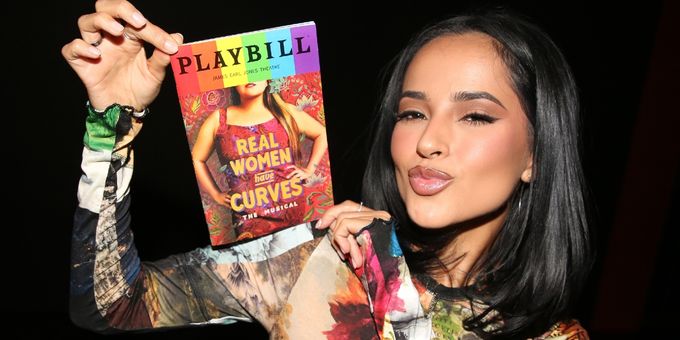 Photos: Becky G. Visits REAL WOMEN HAVE CURVES on Broadway Photos