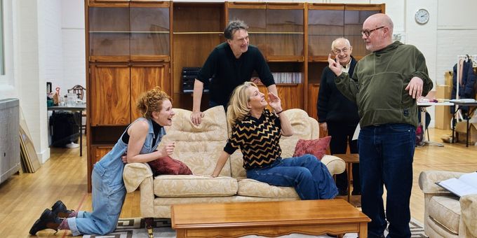 Photos: THE HOLY ROSENBERGS in Rehearsal at the Menier Chocolate Factory Photos
