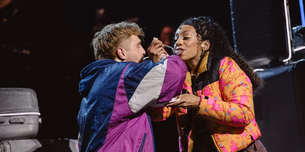 Photos: TWO STRANGERS Cast Celebrates Tony Nominations on Stage Photo