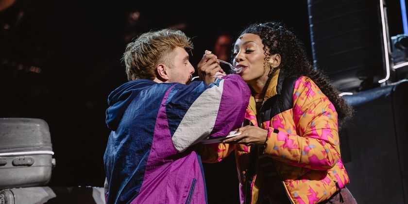 Photos: TWO STRANGERS Cast Celebrates Tony Nominations on Stage Photo