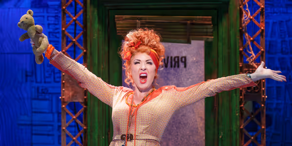 Photos: Claire Sweeney as Miss Hannigan in ANNIE UK and Ireland Tour