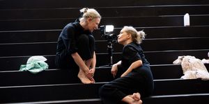 Photos: Cate Blanchett and Nina Hoss in Rehearsal For ELEKTRA/PERSONA at the National Theatre