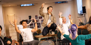 Photos: Gaten Matarazzo, Travis Ross, and More in Rehearsal For RENT in London