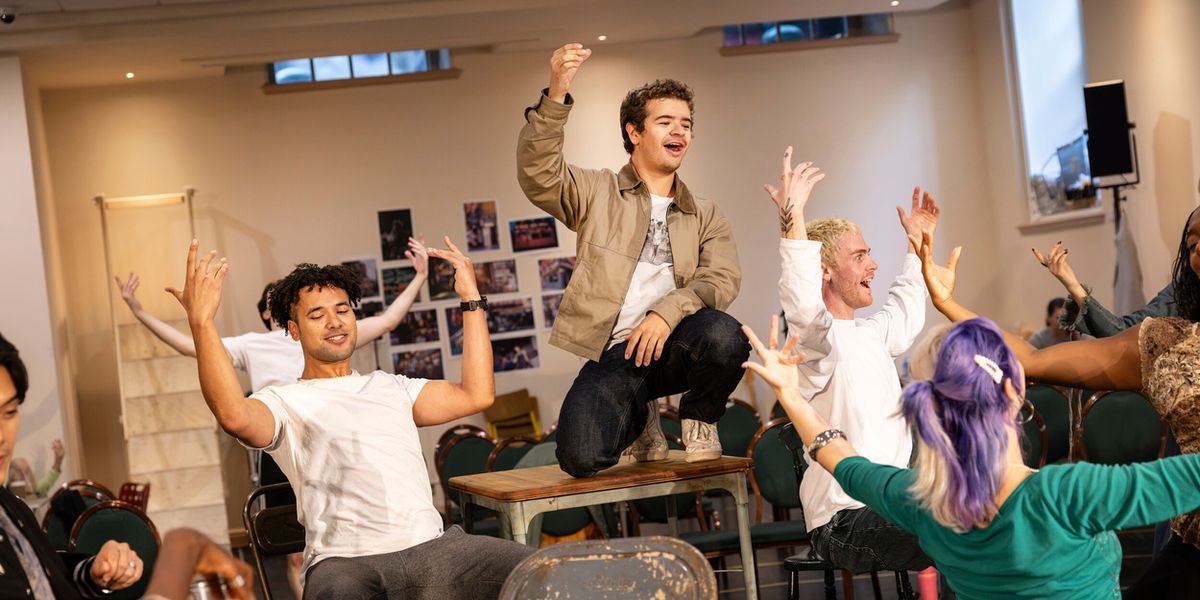Photos: Gaten Matarazzo, Travis Ross, and More in Rehearsal For RENT in London Photos: Gaten Matarazzo, Travis Ross, and More in Rehearsal For RENT in London