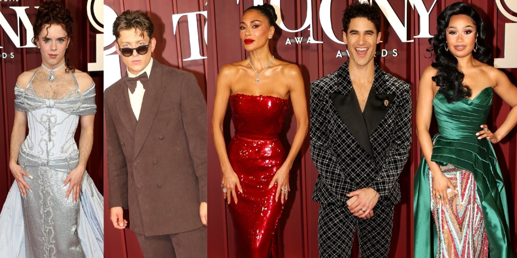 Photos: 2025 Tony Awards Fashion- Bold Glamour, Queer Elegance, and Menswear Redefined