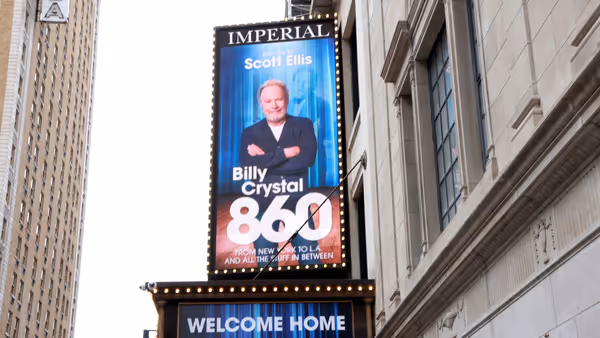 Up on the Marquee: Bill Crystal Returns to Broadway in 860 Photo