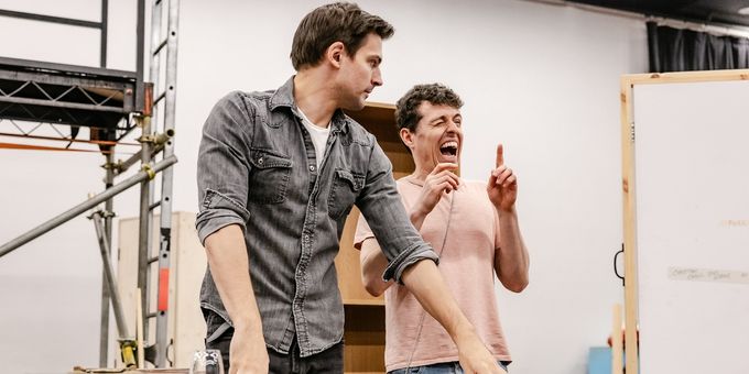 Photos: A CHRISTMAS CAROL GOES WRONG Cast in Rehearsals Photos