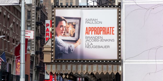 Up on the Marquee: APPROPRIATE Moves to the Belasco Theatre Photos