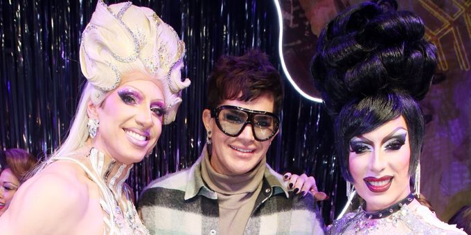 Photos: Adam Lambert Visits DRAG: THE MUSICAL Photos