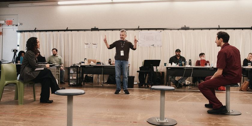 Photos: Adrien Brody and Tessa Thompson in Rehearsal for THE FEAR OF 13 Photo