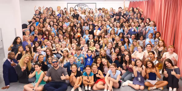 Photos: SCHMIGADOON! Star Alex Brightman Visits With Young Performers at Broadway Artists Alliance Photo