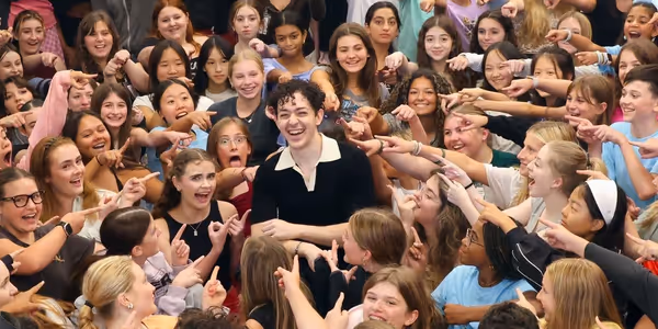 Photos: THE LOST BOYS Tony-Winner Ali Louis Bourzgui Visits Students at Broadway Artists Alliance Photo