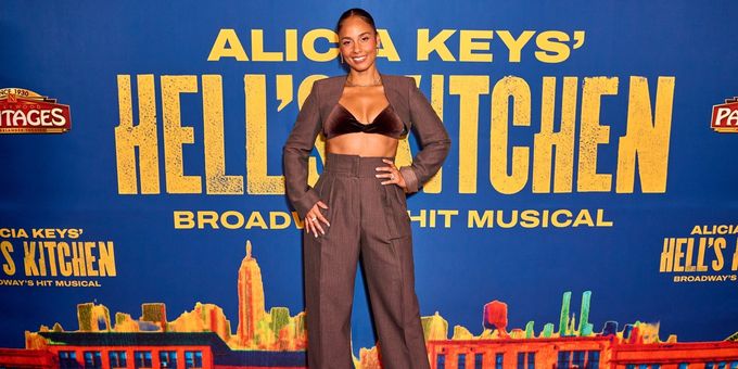 Photos: Alicia Keys Attends HELL'S KITCHEN National Tour Opening Photos