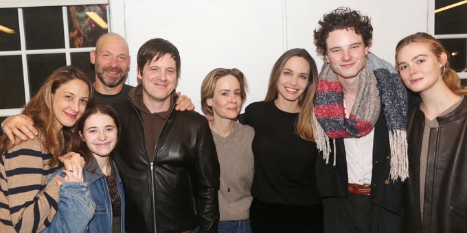 Exclusive: Angelina Jolie Visits Her Maleficent Co-Star Elle Fanning at APPROPRI Photos