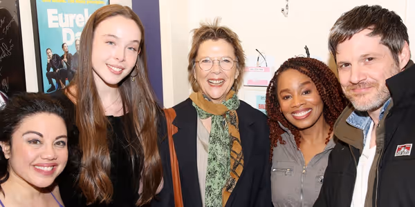 Photos: Annette Bening and Ella Beatty Visit THE BALUSTERS Photo