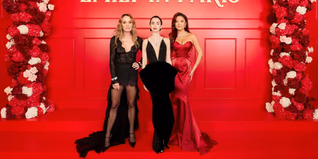 Photos: Ashley Park, Lily Collins, & More at EMILY IN PARIS Season 5 Premiere Photo