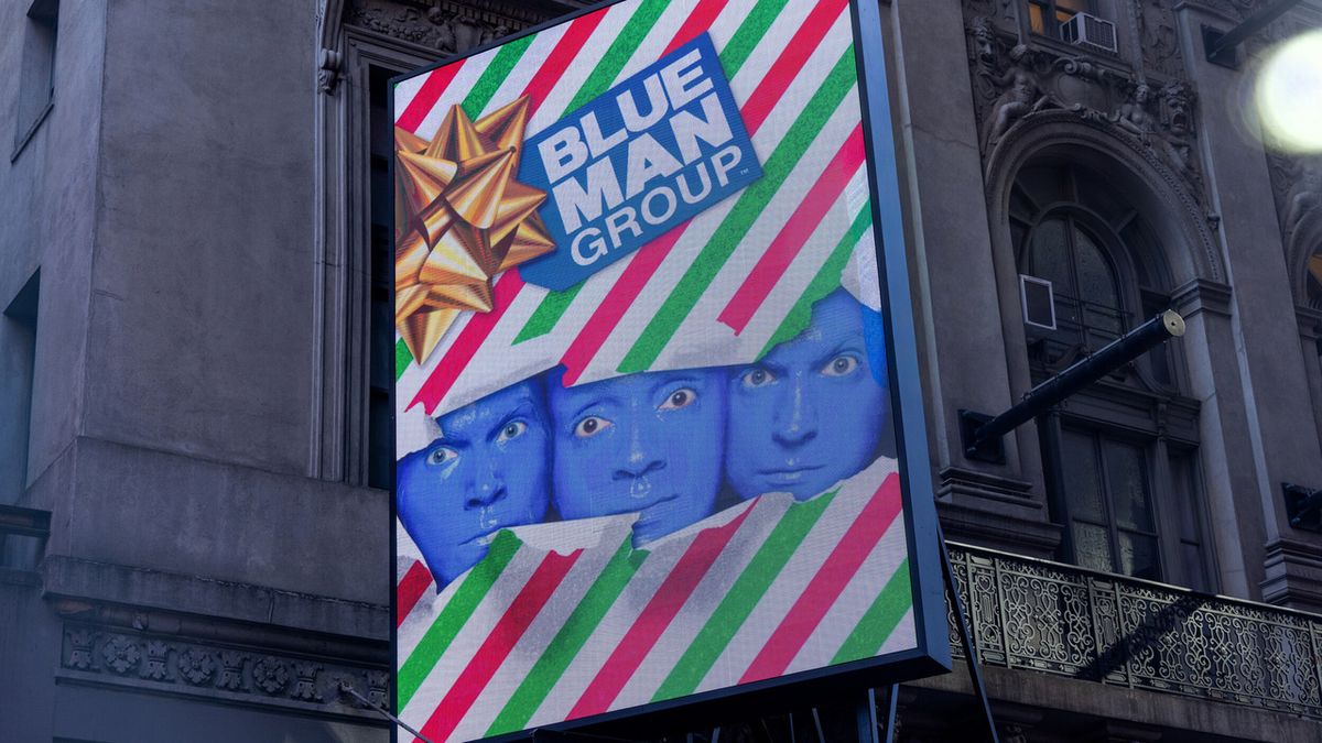 Up on the Marquee: BLUE MAN GROUP: A NEW HOLIDAY SURPRISE