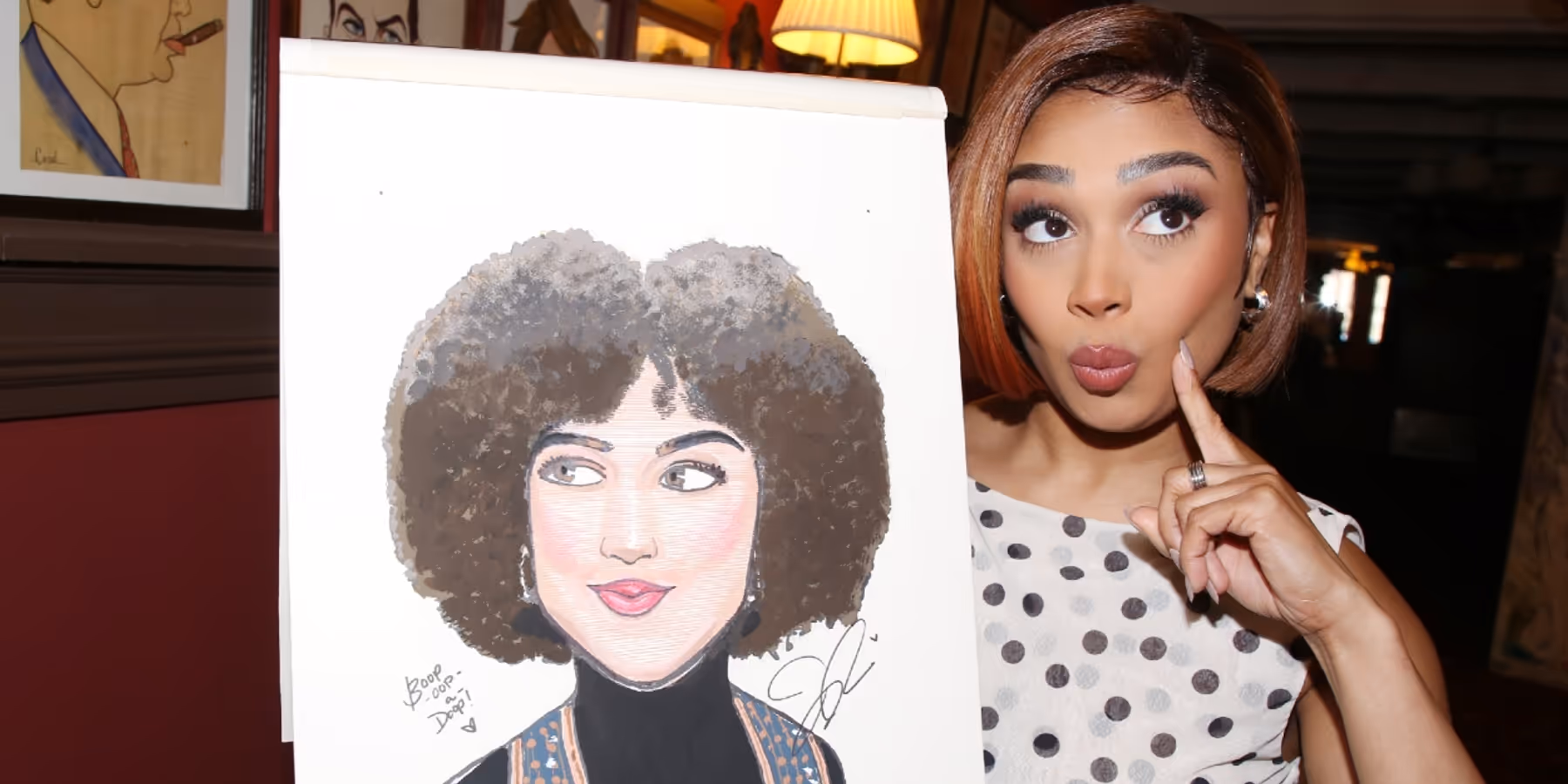 Photos: BOOP! THE MUSICAL Stars Jasmine Amy Rogers Gets Her Very Own Sardi's Portrait