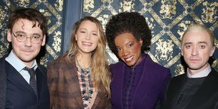 Photos: Blake Lively Visits Tom Felton at HARRY POTTER AND THE CURSED CHILD