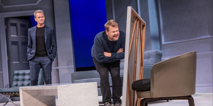 Photos: Bobby Cannavale, James Corden, and Neil Patrick Harris in ART on Broadwa Photos