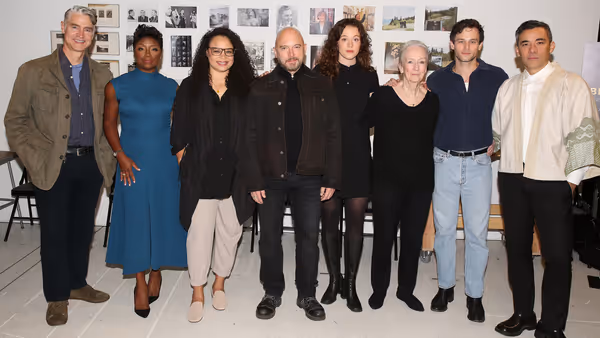 Photos: Michael Cerveris, Montego Glover, and the Cast of HERE THERE ARE BLUEBERRIES Meets the Press