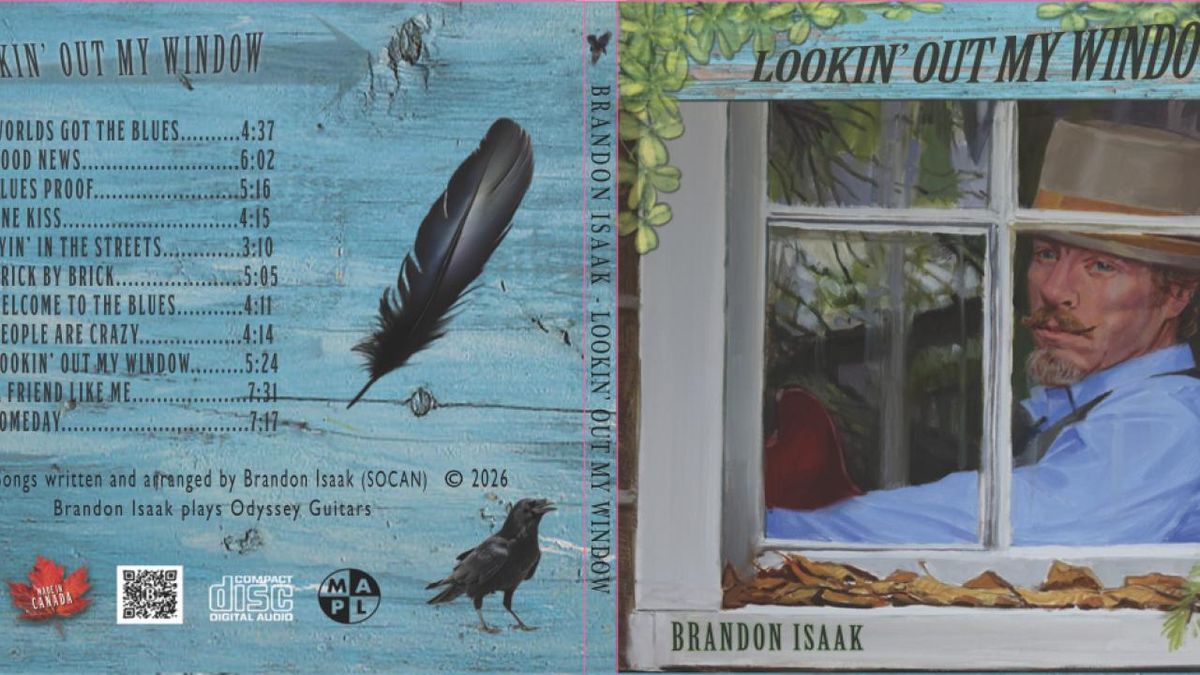 Photos: Brandon Isaak Releases LOOKIN' OUT MY WINDOW Blues Album