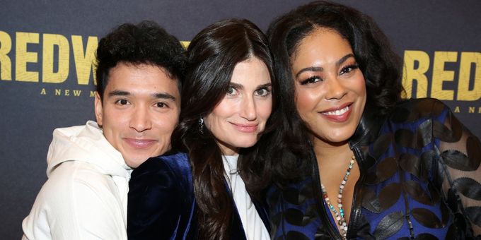 Photos: Idina Menzel and the Cast of REDWOOD Meet the Press Photos