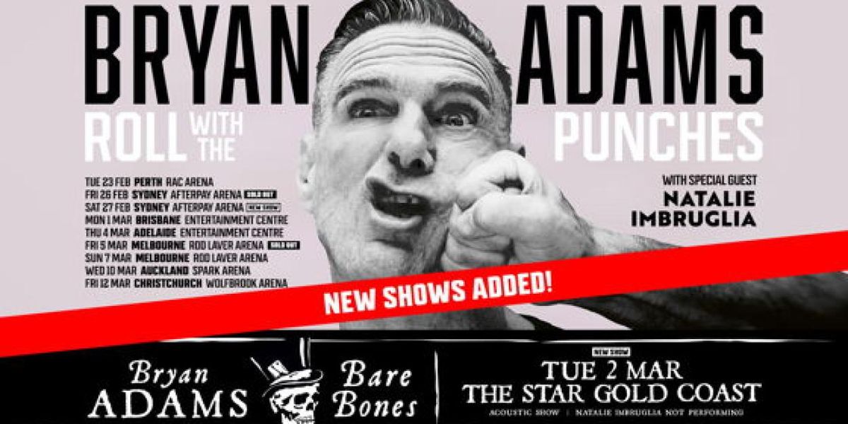 Photos: Bryan Adams Announces Second Sydney Show and Gold Coast BARE BONES Concert