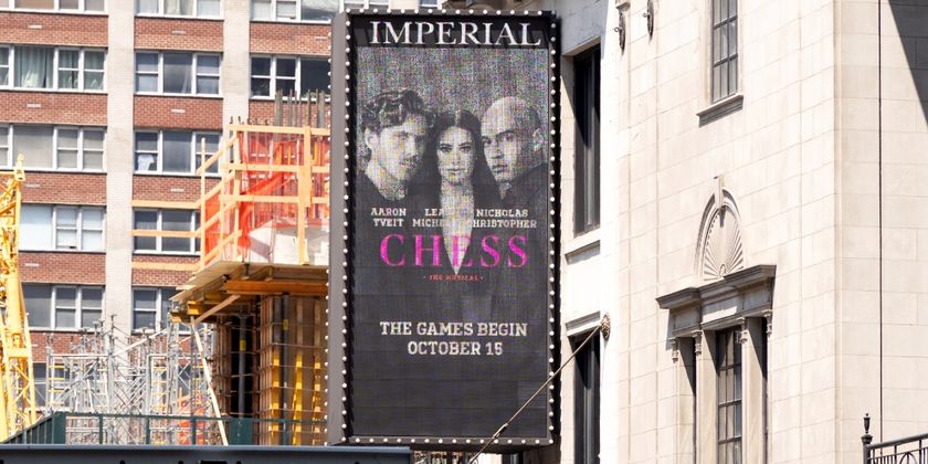 Up on the Marquee: CHESS Returns to Broadway Photo