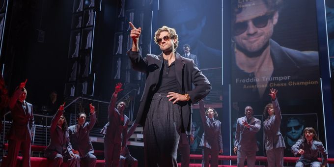 Photos: See Aaron Tveit, Lea Michele & Nicholas Christopher in CHESS on Broadway Photos