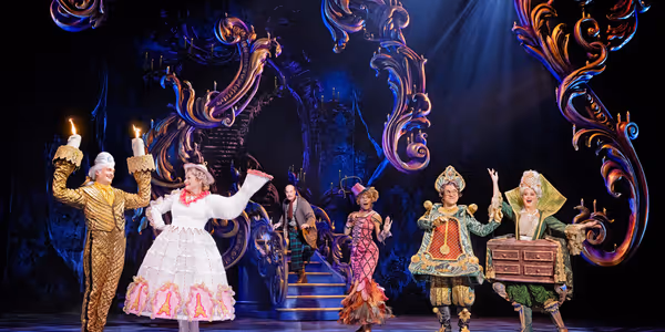 Photos: Christina Rose Hall and Aaron Kaburick in BEAUTY AND THE BEAST on Tour Photo