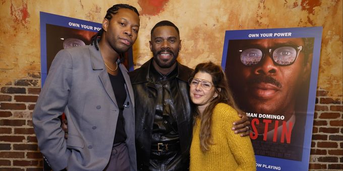 Photos: Colman Domingo Attends RUSTIN Screening With Marisa Tomei, Jeremy O Harr Photos
