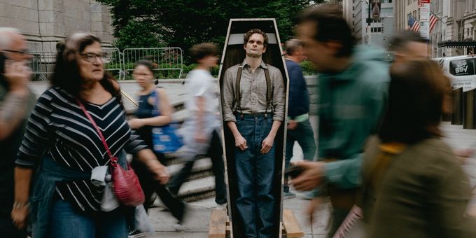 Photos: DEAD OUTLAW Star Andrew Durand Pops Up Around NYC Photos