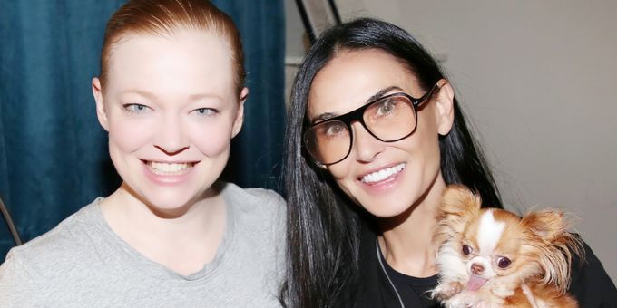 Photos: Demi Moore Visits THE PICTURE OF DORIAN GRAY on Broadway Photos