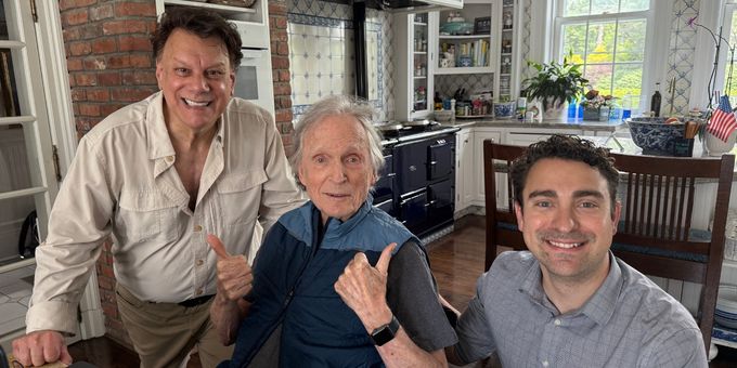 Photos: Dick Cavett Records Voiceover For Off-Broadway's GENE & GILDA At 59E59 T Photos