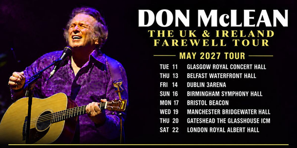 Photos: Don McLean to Play UK & Ireland Farewell Tour