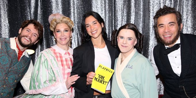 Photos: Dua Lipa Visits OH, MARY! on Broadway Photos